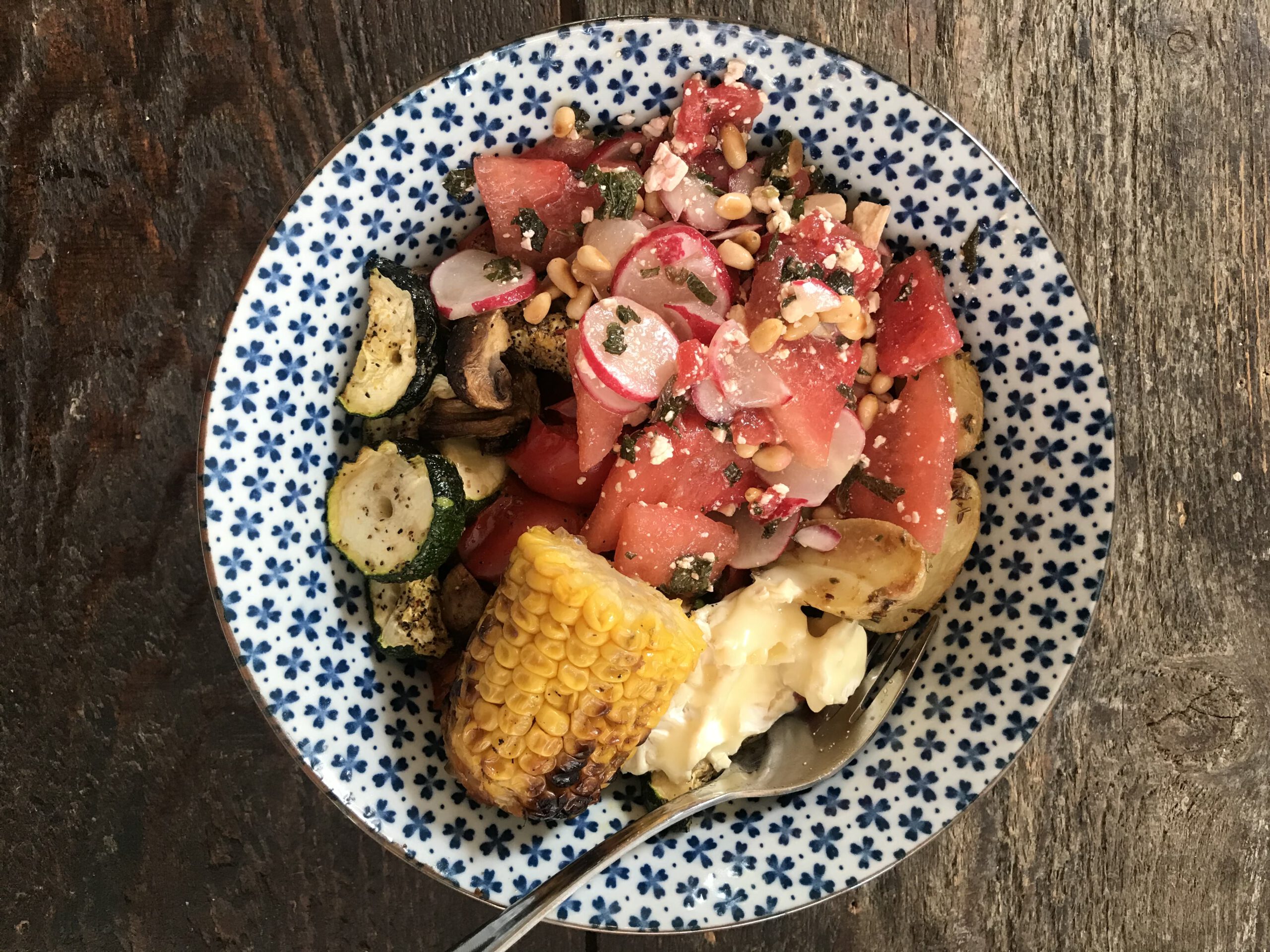 Lunch - groenten salade