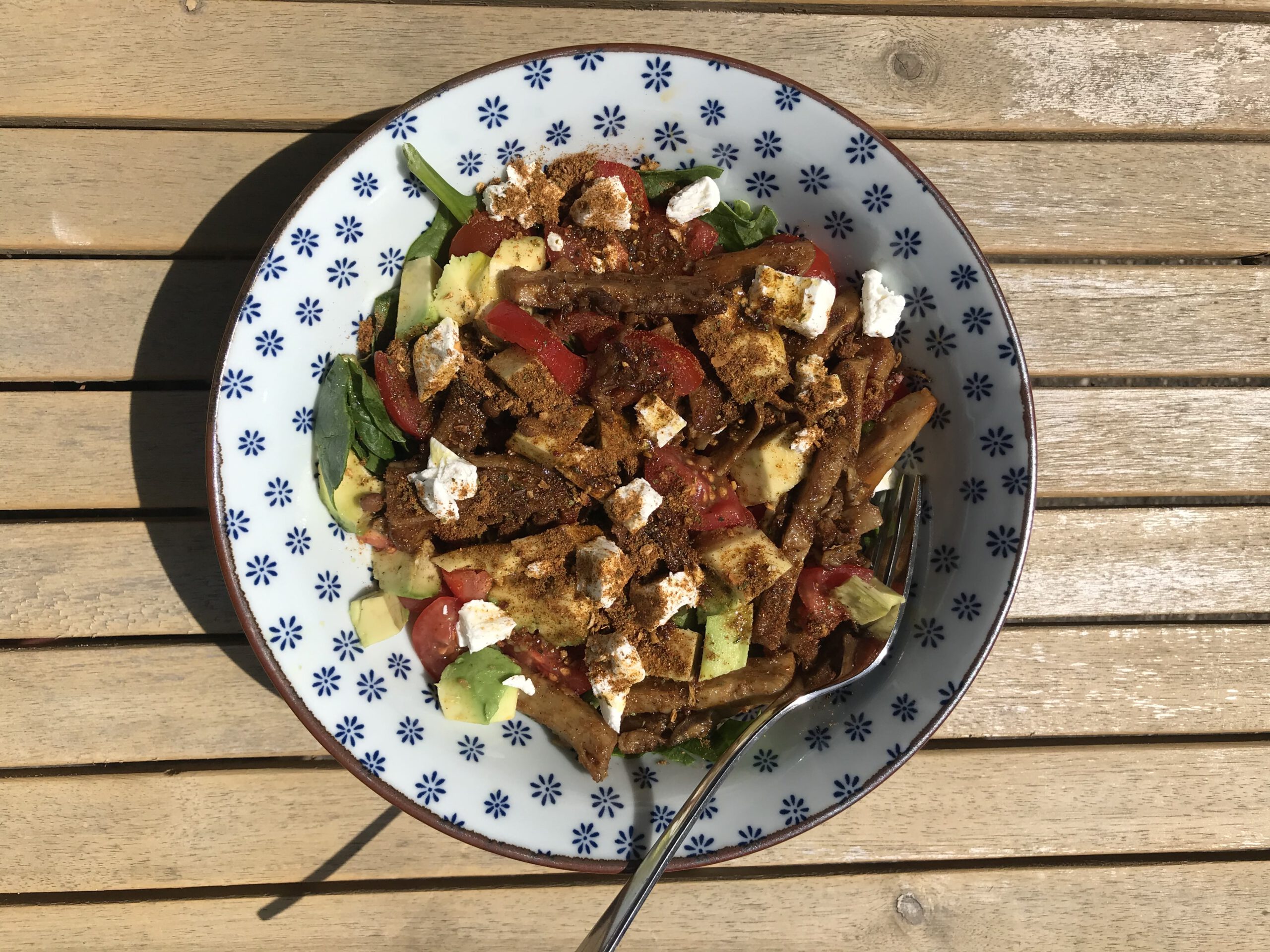 Lunch - Vega shoarma salade