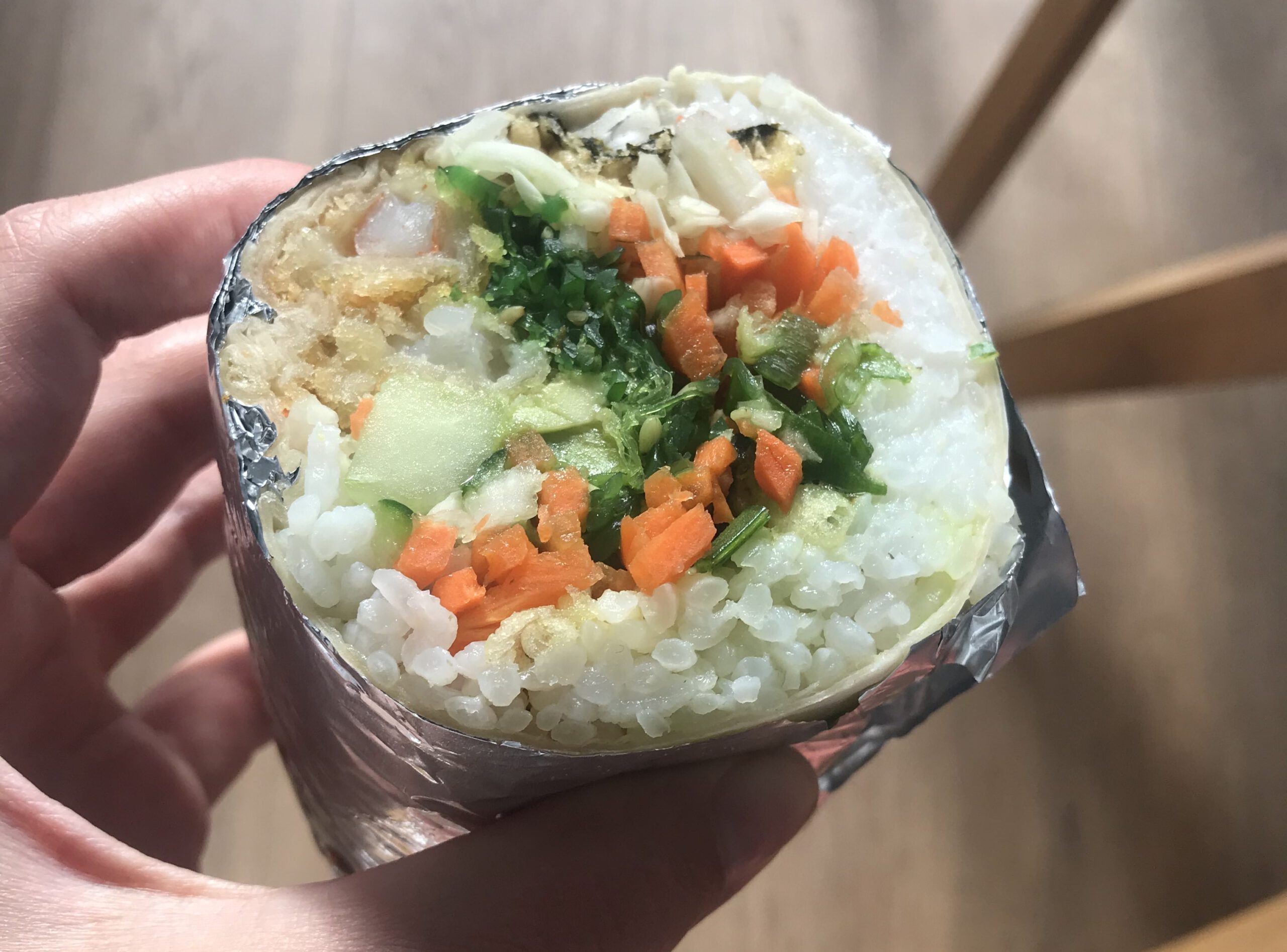 Avondeten - Sushi burrito