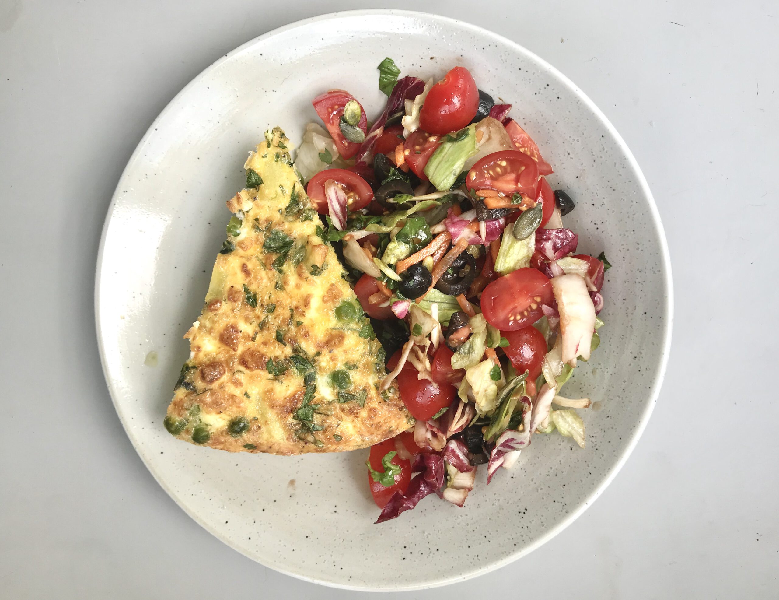 Lunch - Tortilla met salade