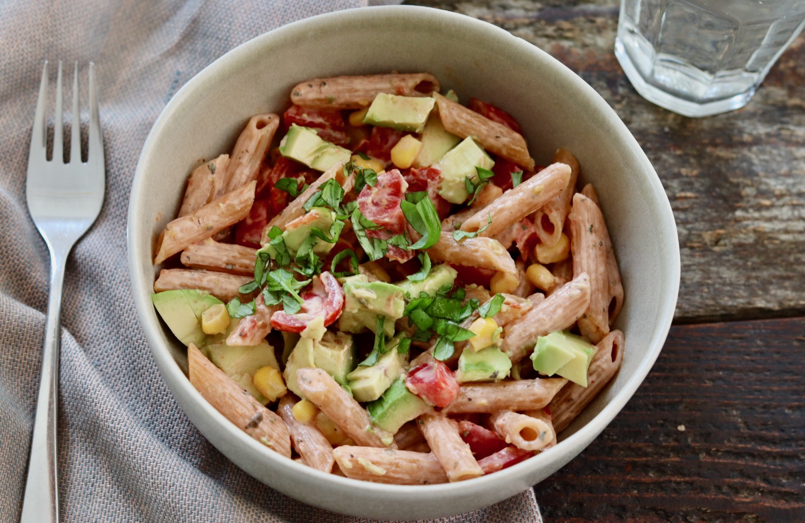 Linzenpasta salade